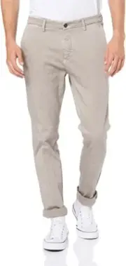 REPLAY Zeuma W29 L32 Hyperflex Stretch Chinos Slim Jeans Beige M962L