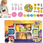 Beach Sand Toys | Sandbox Toys Beach Tool Sensory Mold Kit - Fine Motor Skills Learning, Colorful Playset for Birthday, Thanksgiving, Easter