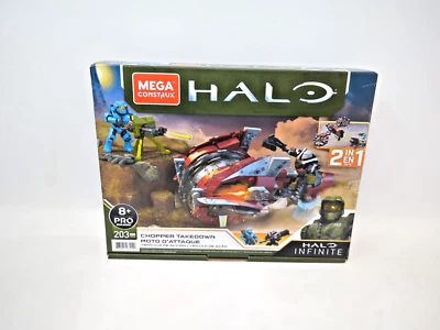 Mega Construx Halo Infinite Chopper Takedown with Spartan Fred Escharum Figures