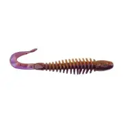 Berkley PowerBait Curly Bones Fishing Soft Bait, Peanut Butter and Jelly, 4"