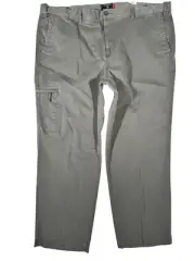 DOCKERS Green Flat Front Flexible Waistband Chino Pants Men's Size 44 X 29