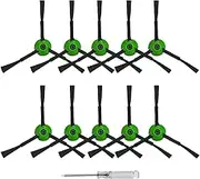 10 Pack Replacement Side Brushes Compatible with iRobot Roomba i & j & e Series All Models, Edge-Sweeping Brushes Accessories for i1+/i2+/i3+/i4+/i5+/i6+/i7+/i8+/j6+/j7+/j8+/e5/e6 Robot Vacuum