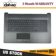 New For HP 17BY 17-BY 17-CA Palmrest Backlit US Keyboard & Touchpad L22749-001