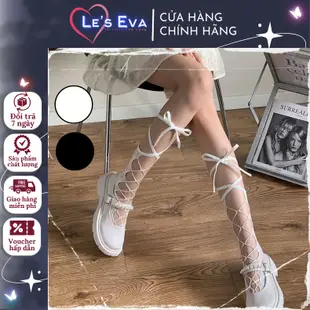 Le's EVA Y2k 小腿襪,Lolita 大網眼蕾絲襪,適合性感可愛女性 PK25 - LEVA STORE