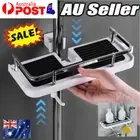 Shower Caddy Pole Tray No Drills Holder Storage Organiser Rack Bathroom Shelf ES