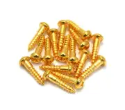 (16) Gotoh Gold Phillips 1/2" Guitar/Bass Tuner Mounting Screws GS-0006-002