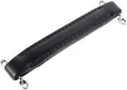 HOMSFOU Artificial Leather Guitar Amplifier Handle Craftsmanship Detail Black Nickel Buckle Replacement Handle Supply for Amp Speaker