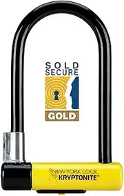 Kryptonite New York Standard Bike U Lock - Sold Secure Gold