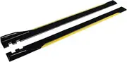2m Car Side Skirt Splitter Extension Rocker Panels Winglet Bumper Compatible for Honda for Civic Compatible for Accord 9TH 10TH for FIT for Jazz(Yellow)
