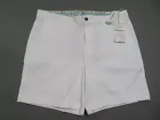 Tommy Bahama Boracay Shorts Mens 34 7" Inseam White Chino Stretch Outdoors