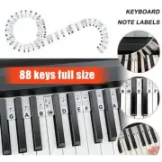 Keys Piano Keyboard Note Labels Instrument Accessories Silicone Piano Stickers