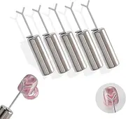 10 Pack Heart Magnet for Cat Eye Gel Polish, Cat Eye Magnetic Nail Art Tool SetMagnet Sticks with Y-Shaped Guide for Nails，for Nail Art Salon,Home (5pcs)