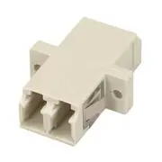 LC to LC Multi-mode Duplex Fiber Optic Adapter Coupler Flange Mount Connector
