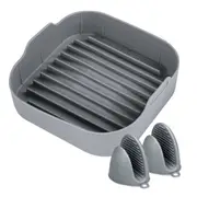 Reusable Silicone Basket Liner for Air Fryers Non-Stick Baking and Cooking Mat