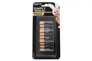 Duracell AAA Simply Batteries 1.5 Volts Alkaline Battery- 1 Pack of 14
