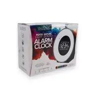 La Crosse 7 Color Mood Light LCD Alarm Clock with Nature Sounds USB charge RAM