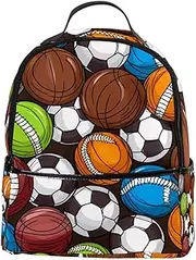 Travel Backpack for Women,Backpack for Men,Basketball Football Volleyball Balls,Backpack, Q9gh9dklnhhj, 12x5.7x14.6 in