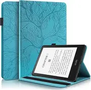 Acphtab Case for 6.8" Kindle Paperwhite (11th Generation-2021) and Kindle Paperwhite Signature Edition with Card Cash Slots & Pencil Holder for Amazon Kindle Paperwhite E-Reader (Blue)