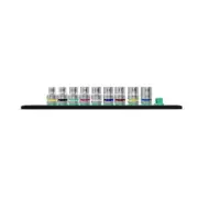 Wera 05005460001 Socket Rail C 4 Zyklop Socket Set, 1/2" Drive, 9 Pcs