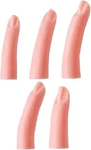 Beavorty Silicone Manicure Practice Fingers Nail Kit Various Shapes Sizes Perfect for Acrylic Nails