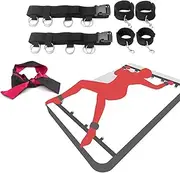 AXIM Bedroom Bondage Restraint Kit, Bed Restrains for Ankles and Wrist,Bed Straps for Adult Play Handcuffs Sex Restraining Set for Women Men