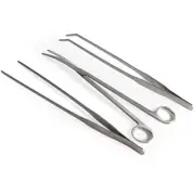 Co-link 3 in 1 Stainless Steel Aquarium Tank Aquatic Plant Tweezers Scissors