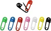 AXLIZER 60pcs Plastic Safety Pins Bead Needle Pins Clothing Tag Pins for Trimming, Fixing Safety Locks, DIY Home Accessories