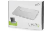 Deepcool U Hub 15.6" Notebook Cooler Aluminum Panel Grey