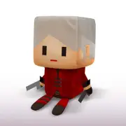 Dante Devil May Cry Voxenation Plush 40th Anniversary Capcom