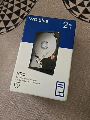 Western Digital WD Blue 2 TB HDD WDBH2D0020HNC-NRWM 3.5" Backup and Storage