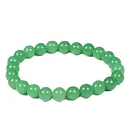 Gemstone Power Bead Bracelet Green Aventurine