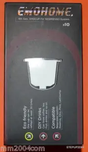 DYI Stainless Steel Filter 10 Nespresso Coffee pod Refillable Capsule REUSABLE