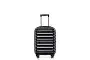 Tosca Como Lightweight Stylish Onboard Trolley Hard Case Suitcase 54cm Black