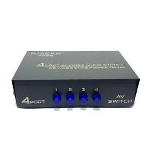 瘋狂買 FJ-401AV 4入1出AV切換器 一對四影音訊號 選台器 非PX大通 AV-41M 聖岡 AV-41N 特價