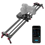Neewer 80cm Carbon Fiber Motorized Horizontal Panoramic Camera Dolly Rail Slider