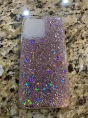 iPhone 14 Pro Max 6.7 Purple Glitter Bumper Case