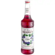 Monin Premium Violet Flavoring Syrup 750 mL 544SYPAR055A