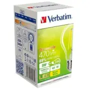 12 X Verbatim LED Filament Globe clear dome Classic A Bulb Dimmable E27 2700K