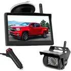 Wireless IR Reversing Camera 5" Backup Monitor Kit for 12V-24V Caravan Truck