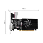 GT730 4G Game Graphics Card Fan Cooling Desktop Computer Office Graphics Card HD Display Interface Black