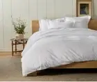 Coyuchi Cloud Brushed Organic Cotton Flannel Sheet Set Alpine White Cal King