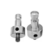 Stainless Steel Swiss Type Prism Adapter M8 Male Thread For Monitoring Surveying