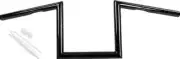 HD Dimpled Gloss Black Z Handlebar 8in Rise Harley Softail Standard 99-07