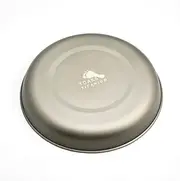 TOAKS T-18 Ultralight Titanium Plate Outdoor Camping Tableware 0.4 thickness