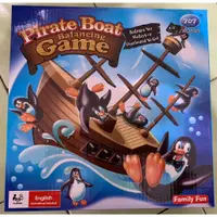 在飛比找蝦皮購物優惠-(桌遊出清)企鵝海盜船平衡遊戲 平衡船 桌遊 益智玩具 訓練