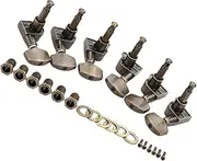WHAMVOX 6pcs Vintage Guitar Tuning Pegs Locking Tuners for Electric Acoustic Guitars Easy Installation Retro Aesthetic Fit for Models