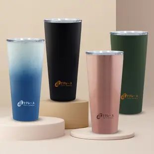 【FUJI-GRACE富士雅麗】外鋼內陶瓷塗層冰瓷杯(950ml) 真空斷熱 冰霸杯 保溫杯