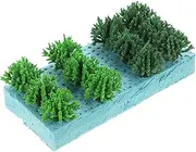 Miniature Bush Tuft Decor of Simulated Shrubs for Sand Table Landscaping for Micro Gardens and DIY Projects Creative Model Enthusiasts