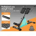 Weight Bench Roman Chair Back Hyperextension AB Workout Fitness Foldable Gym AU