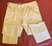 New DOCKERS Pleated Classic Fit Khaki Pants-New With Tags-Size 40x30
